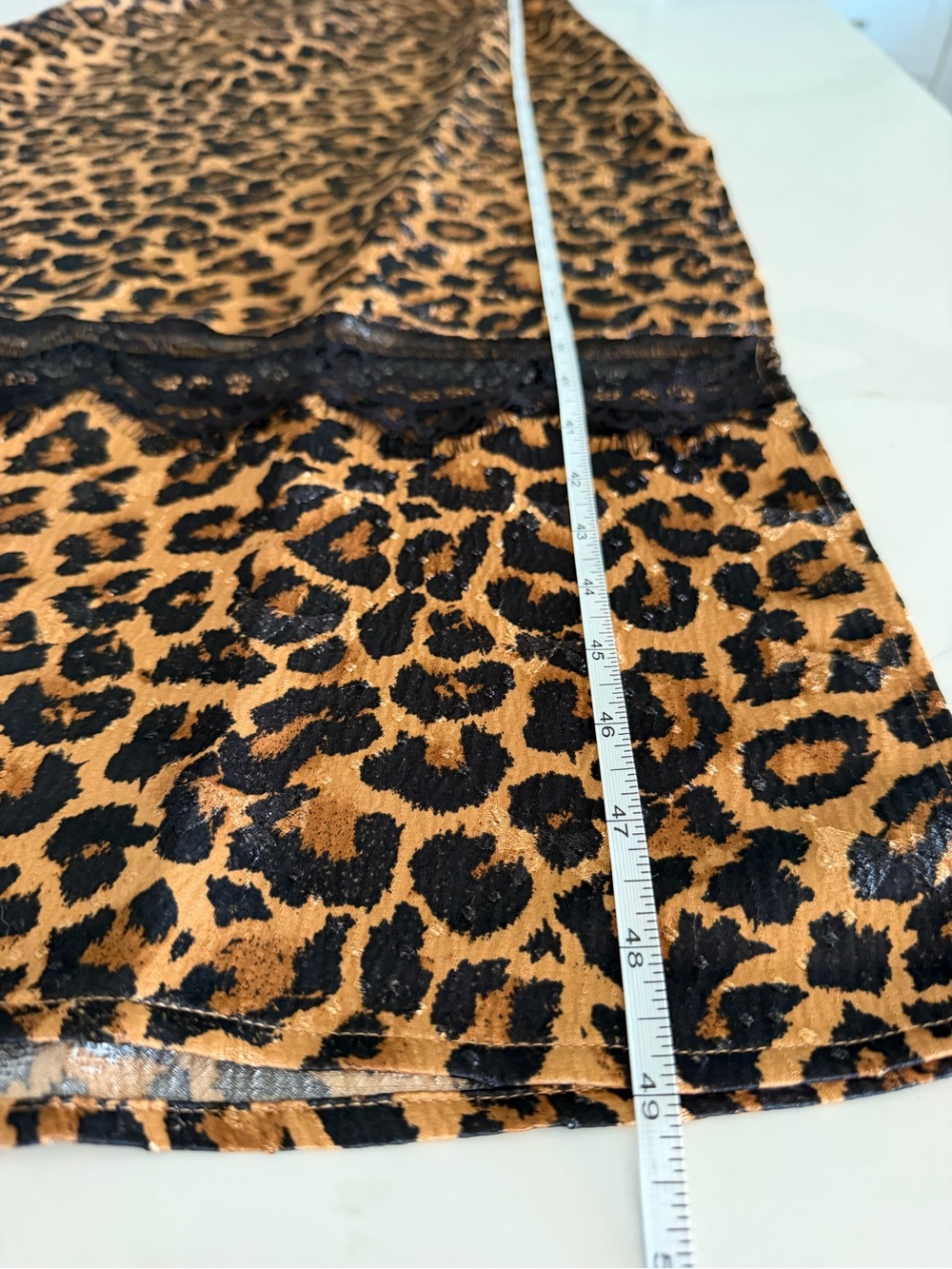 Free People Foolish Heart Leopard Print Lace Midi Dress Sz XS MSRP $128 NEW - Picture 10 of 10